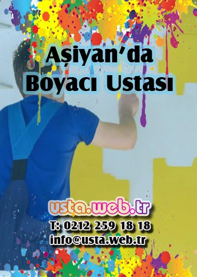 Aşiyan’da boyacı ustası