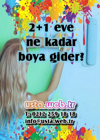 2 1 eve ne kadar boya gider 2 1 eve ne kadar boya ihtiyac duyulur