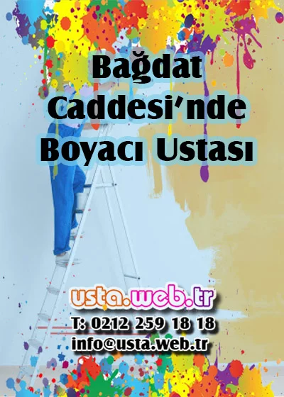 Bağdat Caddesi’nde Boyacı Ustası
