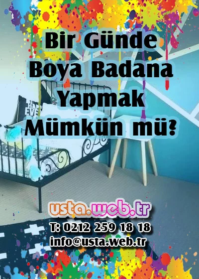 Bir Günde Boya Badana Yapmak Mümkün mü?