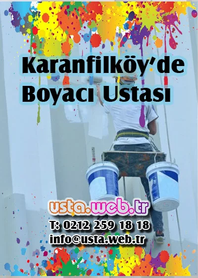 Karanfilköy'de Boyacı Ustası