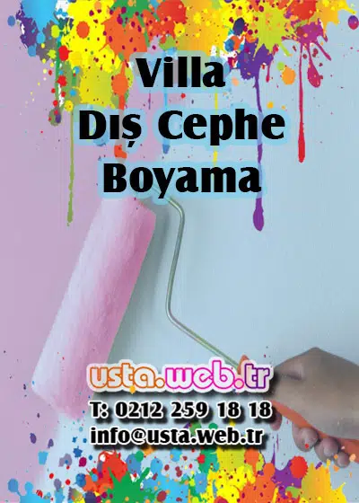 Villa dış cephe boyama