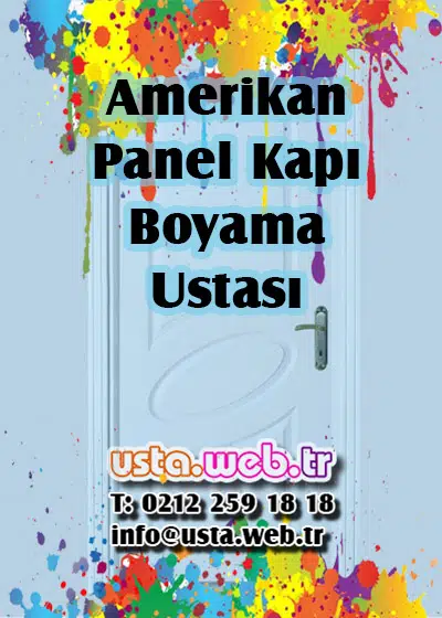 Amerikan panel kapı boyama ustası ve kapı boyama ustası