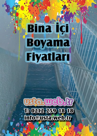 Bina içi boyama fiyatları