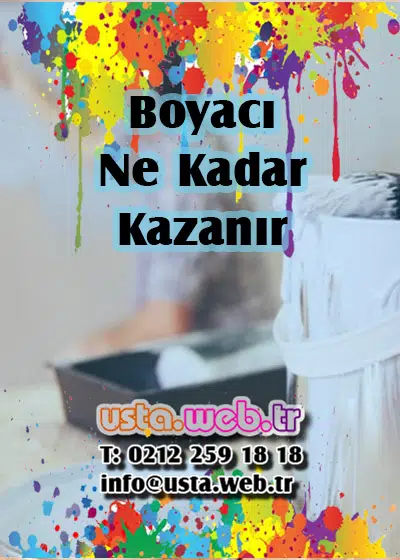 Bir Boyacının günlük Yevmiyesi Ne Kadar ?