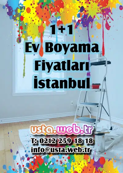 1+1 Ev Boyama Fiyatları İstanbul