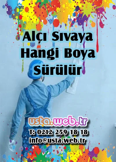 Alçı Sıvaya Hangi Boya Sürülür
