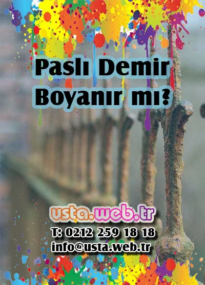 Paslı Demir Boyanır mı?